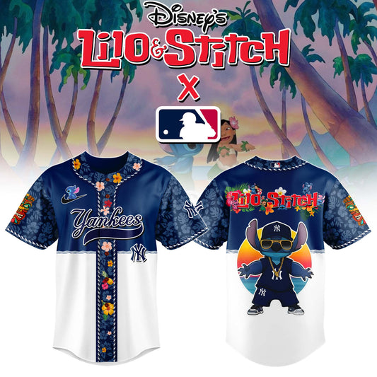 New York Yankees MLB x Lilo & Stitch Jersey Limited
