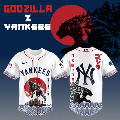 Godzilla x New York Yankees Japan Edition Jersey 2025