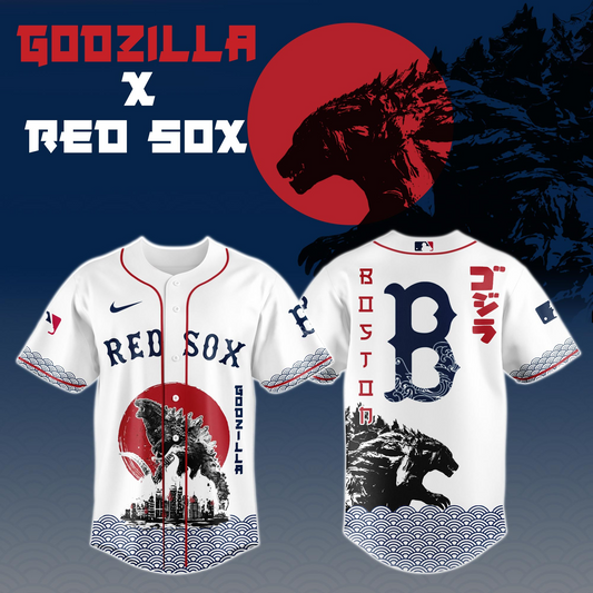 Godzilla x Boston Red Sox Japan Edition Jersey 2025