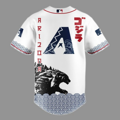 Godzilla x Arizona Diamondbacks Japan Edition Jersey 2025