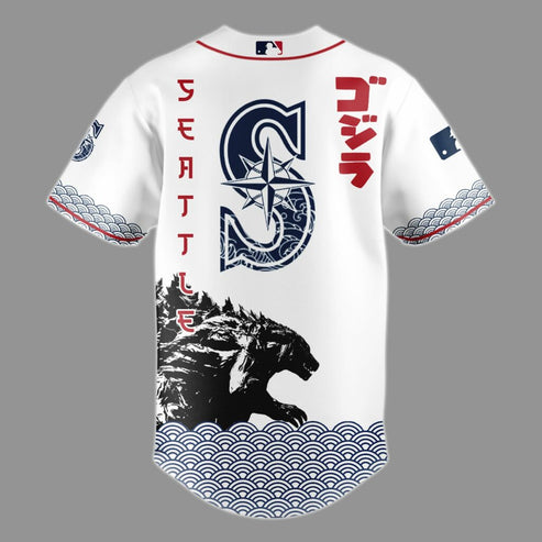 Godzilla x Seattle Mariners Japan Edition Jersey 2025