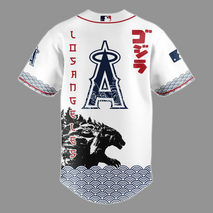 Godzilla x Los Angeles Angels Japan Edition Jersey 2025