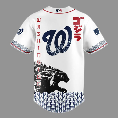 Godzilla x Washington Nationals Japan Edition Jersey 2025
