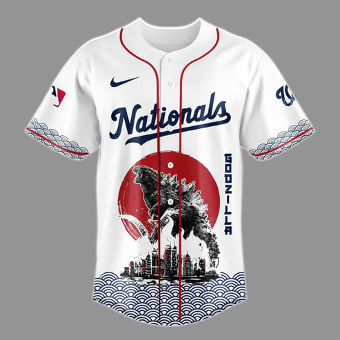 Godzilla x Washington Nationals Japan Edition Jersey 2025