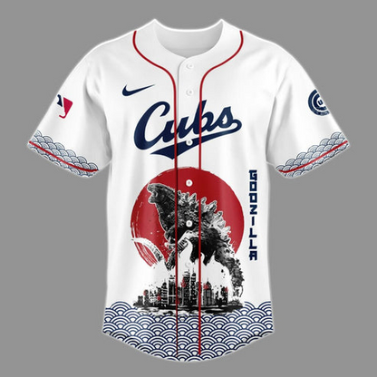 Godzilla x Chicago Cubs Japan Edition Jersey 2025