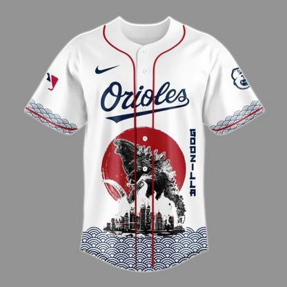 Godzilla x Baltimore Orioles Japan Edition Jersey 2025