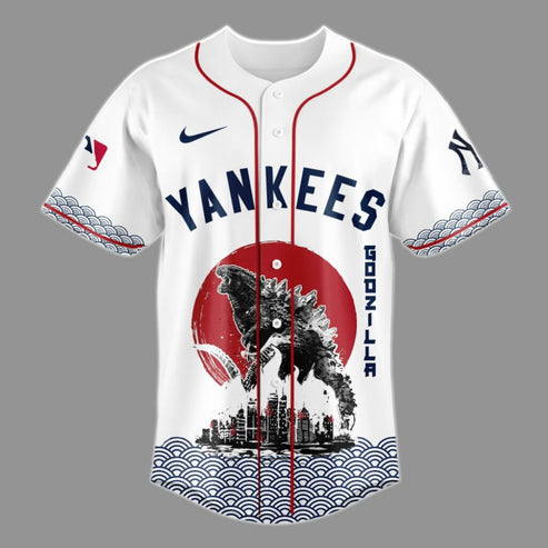 Godzilla x New York Yankees Japan Edition Jersey 2025