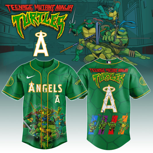 Los Angeles Angels x Ninja Turtles Night Game Limited Edition Jersey