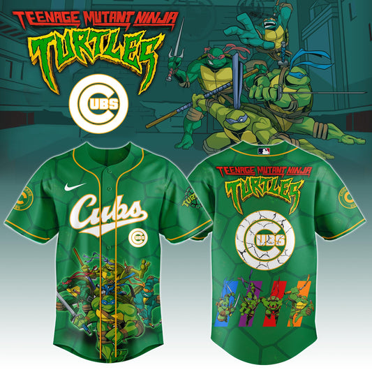 Chicago Cubs x Ninja Turtles Night Game Limited Edition Jersey