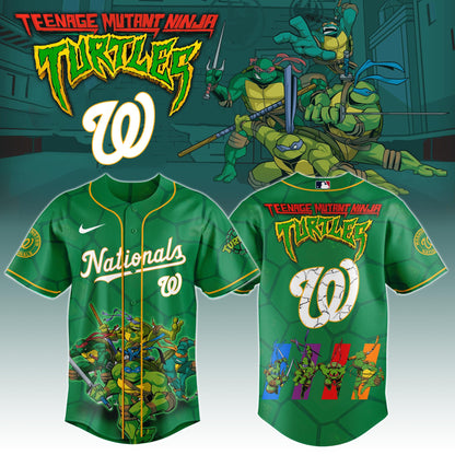 Washington Nationals x Ninja Turtles Night Game Limited Edition Jersey