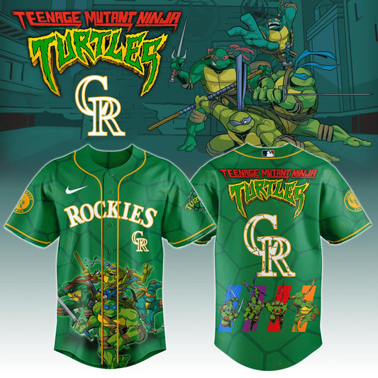 Colorado Rockies x Ninja Turtles Night Game Limited Edition Jersey