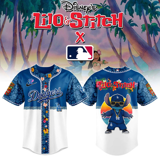 Los Angeles Dodgers MLB x Lilo & Stitch Jersey Limited