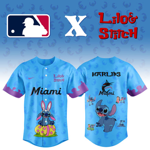 Miami Marlins x Lilo and Stitch 2025 Limited Jersey