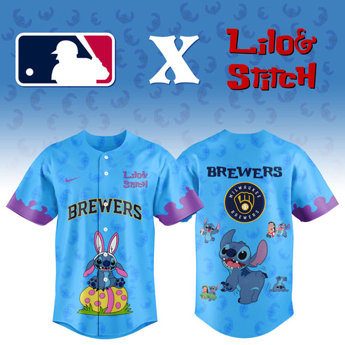 Milwaukee Brewers x Lilo and Stitch 2025 Limited Jersey