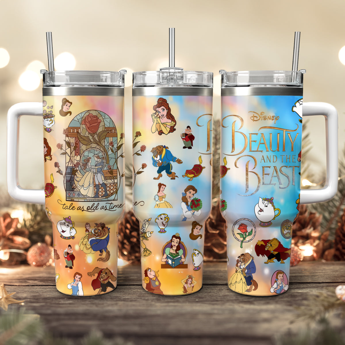 DN Beauty and The Beast Tumbler - 412HLHNTB035