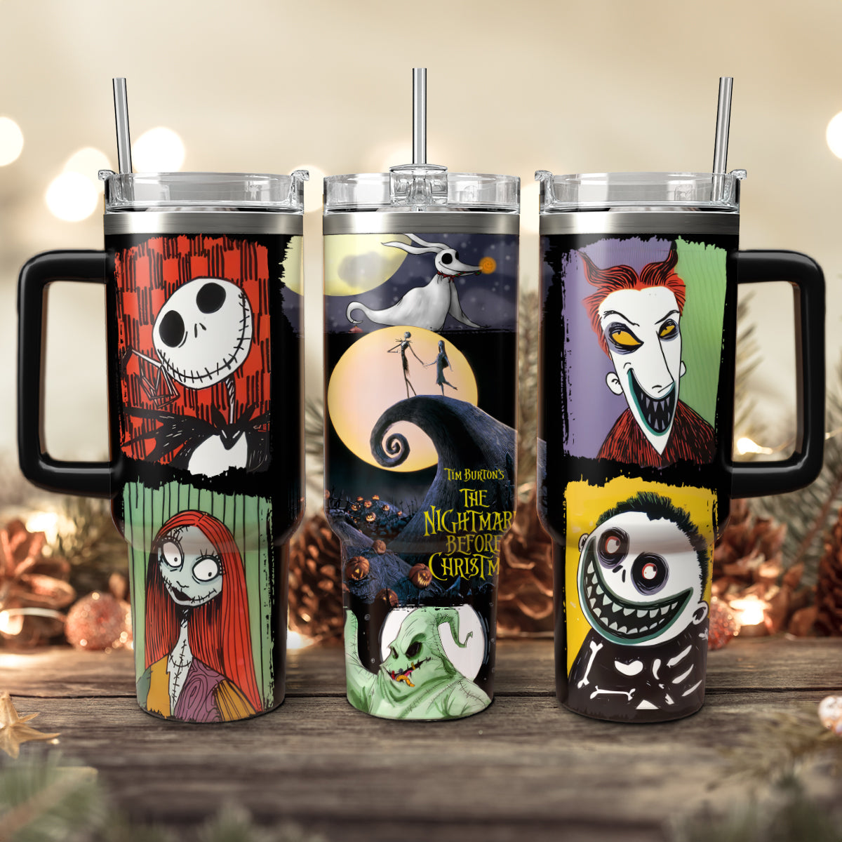 The Nightmare Before Christmas Tumbler 40 oz