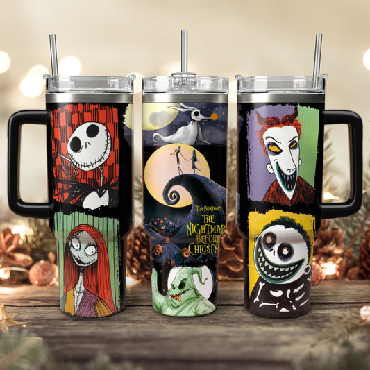 The Nightmare Before Christmas Tumbler 40 oz