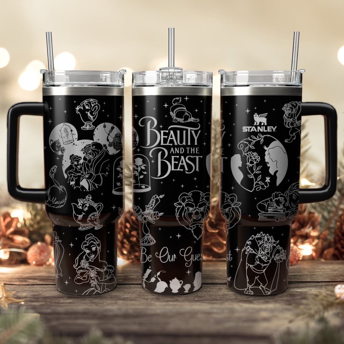 Beauty and The Beast Tumbler - 501HLHNTB039