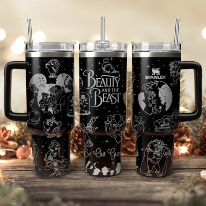 Beauty and The Beast Tumbler - 501HLHNTB039