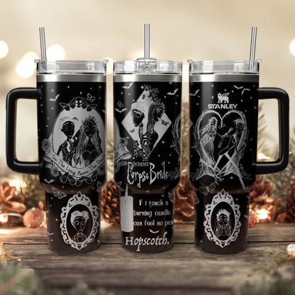 Emily and Victor Corpse Bride 40oz Tumbler - 409HLHNTB160