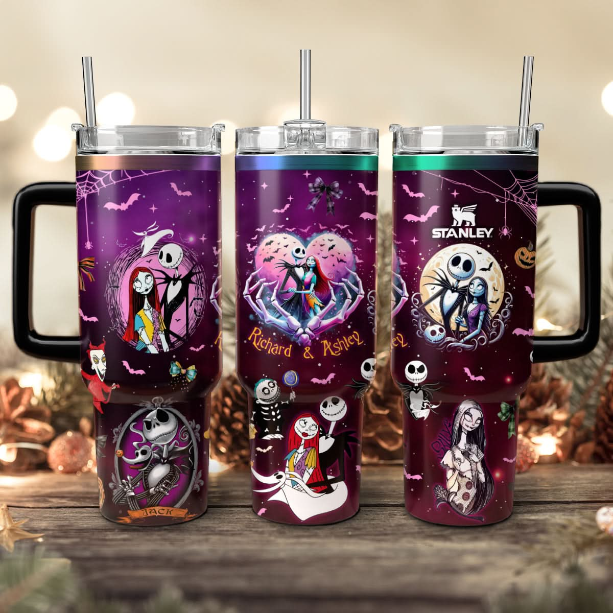 Custom Disney Nightmare Before Christmas 40oz Tumbler - 410QAHNTB021