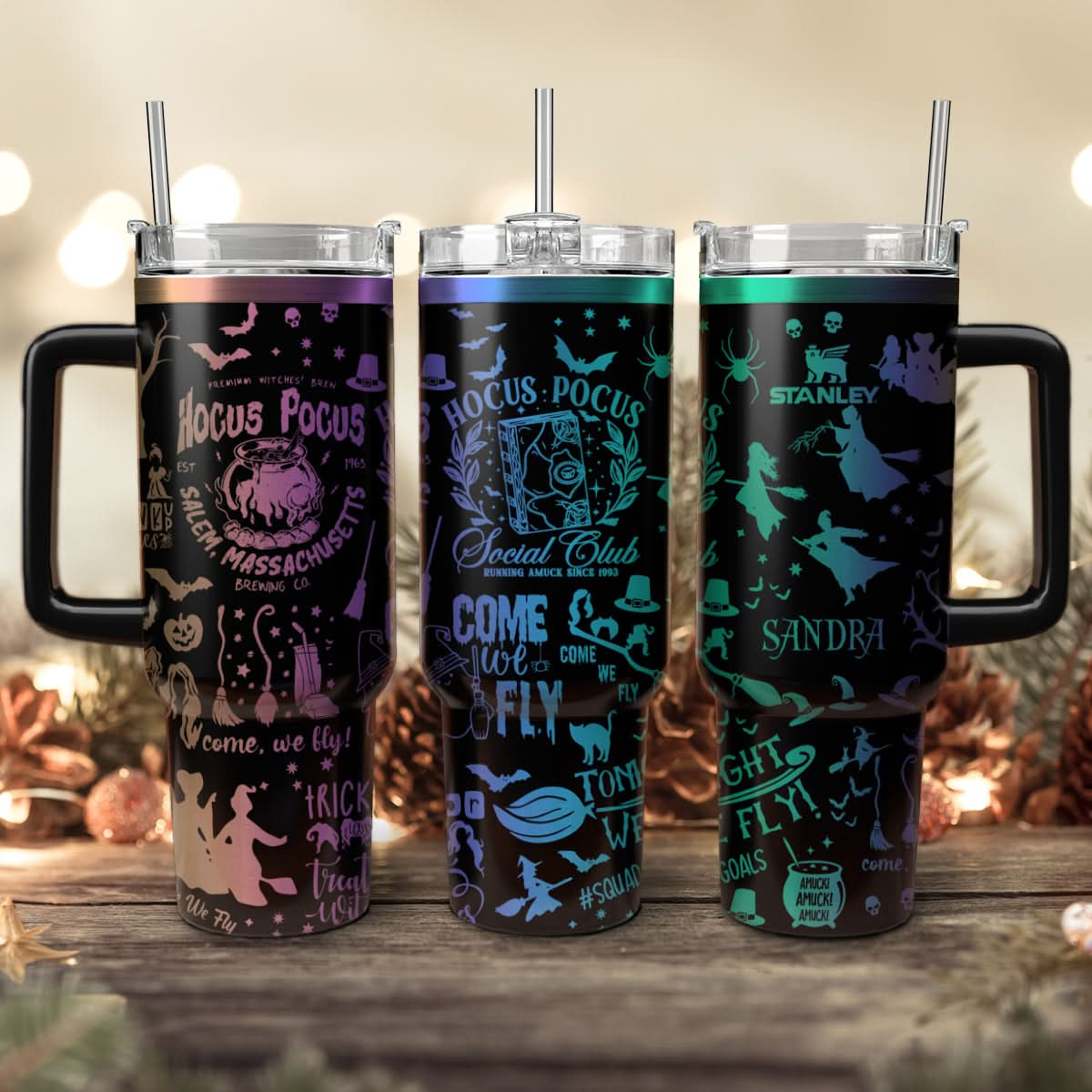 Custom Name Hocus Pocus 40oz Tumbler - 409VTHNTB007