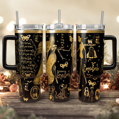 Couple Corpse Bride 40oz Tumbler - 409HLHNTB156