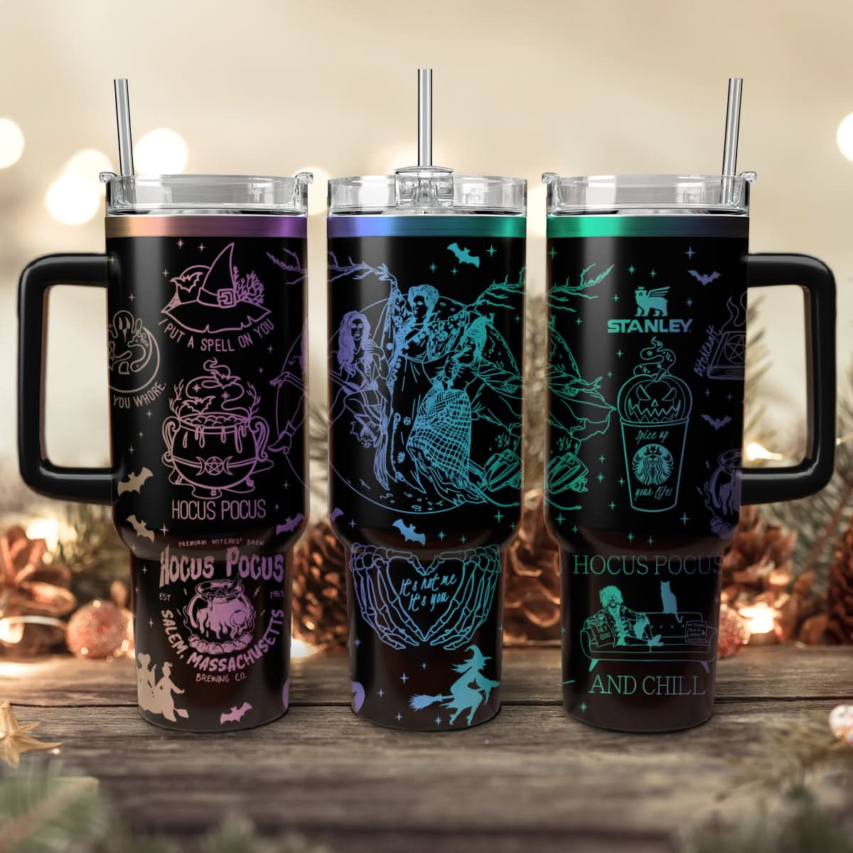 Hocus Pocus Sanderson Sisters 40oz Tumbler - 409HLHNTB130