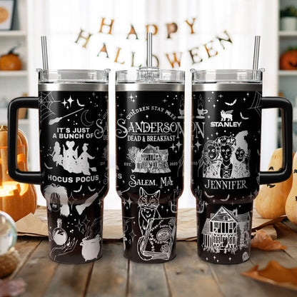 Custom Name Hocus Pocus Sanderson Sisters 40oz Tumbler - 409HLHNTB136