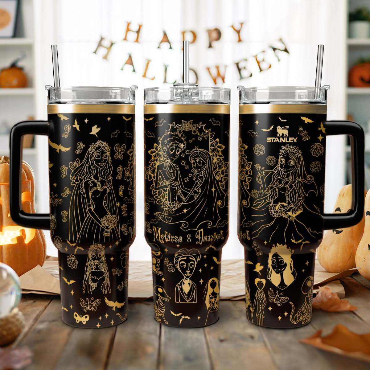 Custom Corpse Bride 40oz Tumbler - 409VTHNTB054