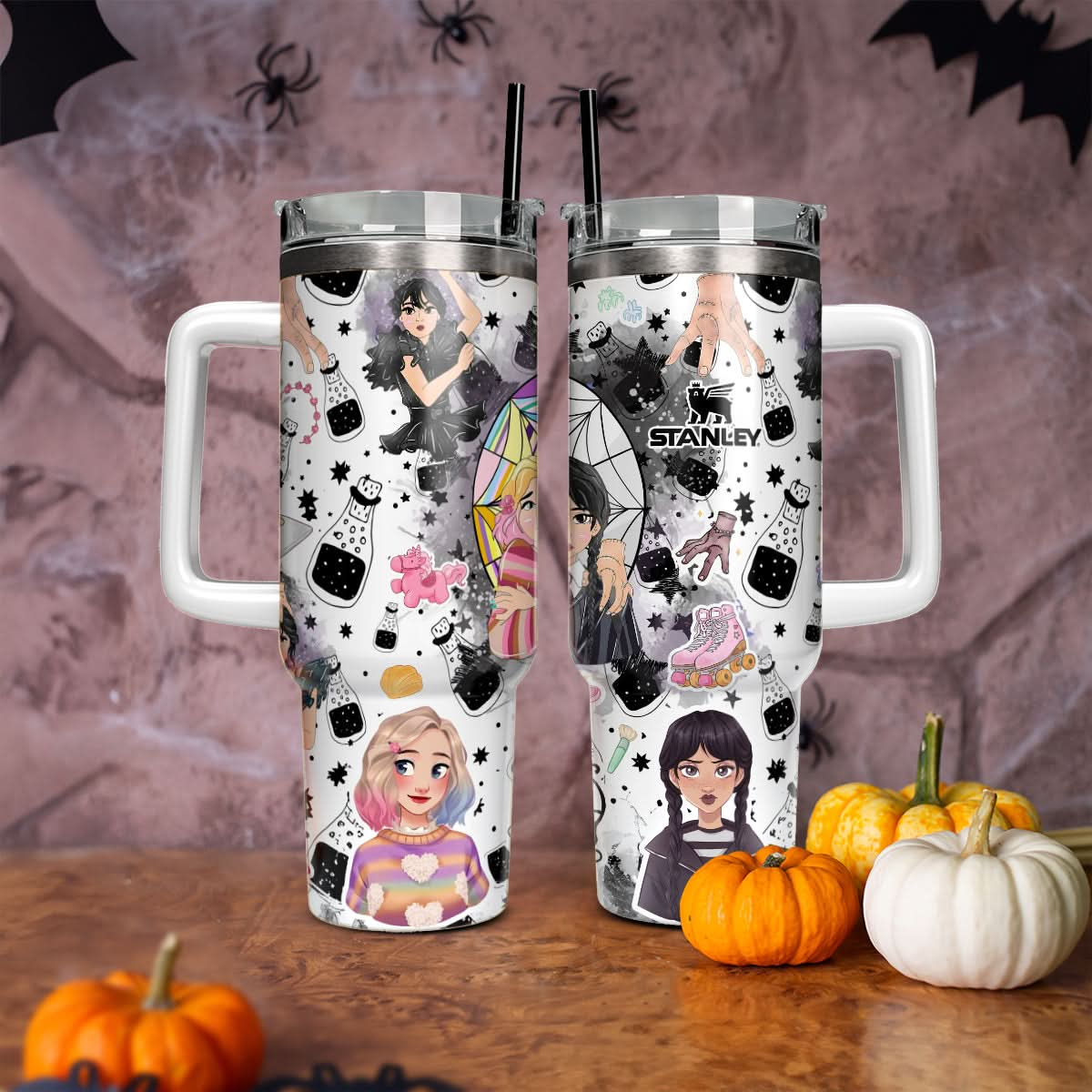 Wednesday Addams 40oz Tumbler - 409TTHNTB013