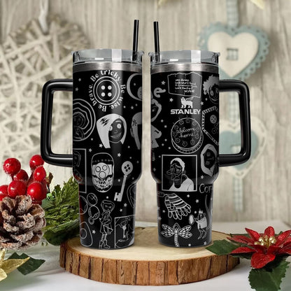 Coraline Movie 40oz Custom Tumbler - 410HLHNTB001