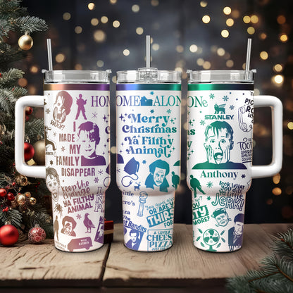 Custom Home Alone Movie 40oz Tumbler - 410QAHNTB008