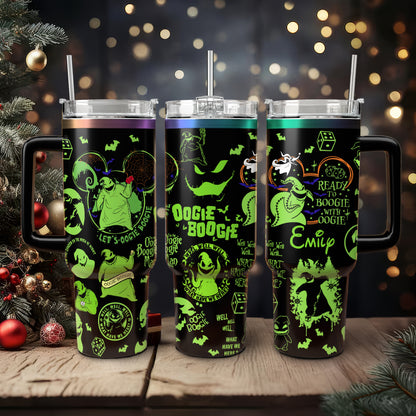 Custom Name Disney Boogie The Nightmare Before Christmas Tumbler 40 oz