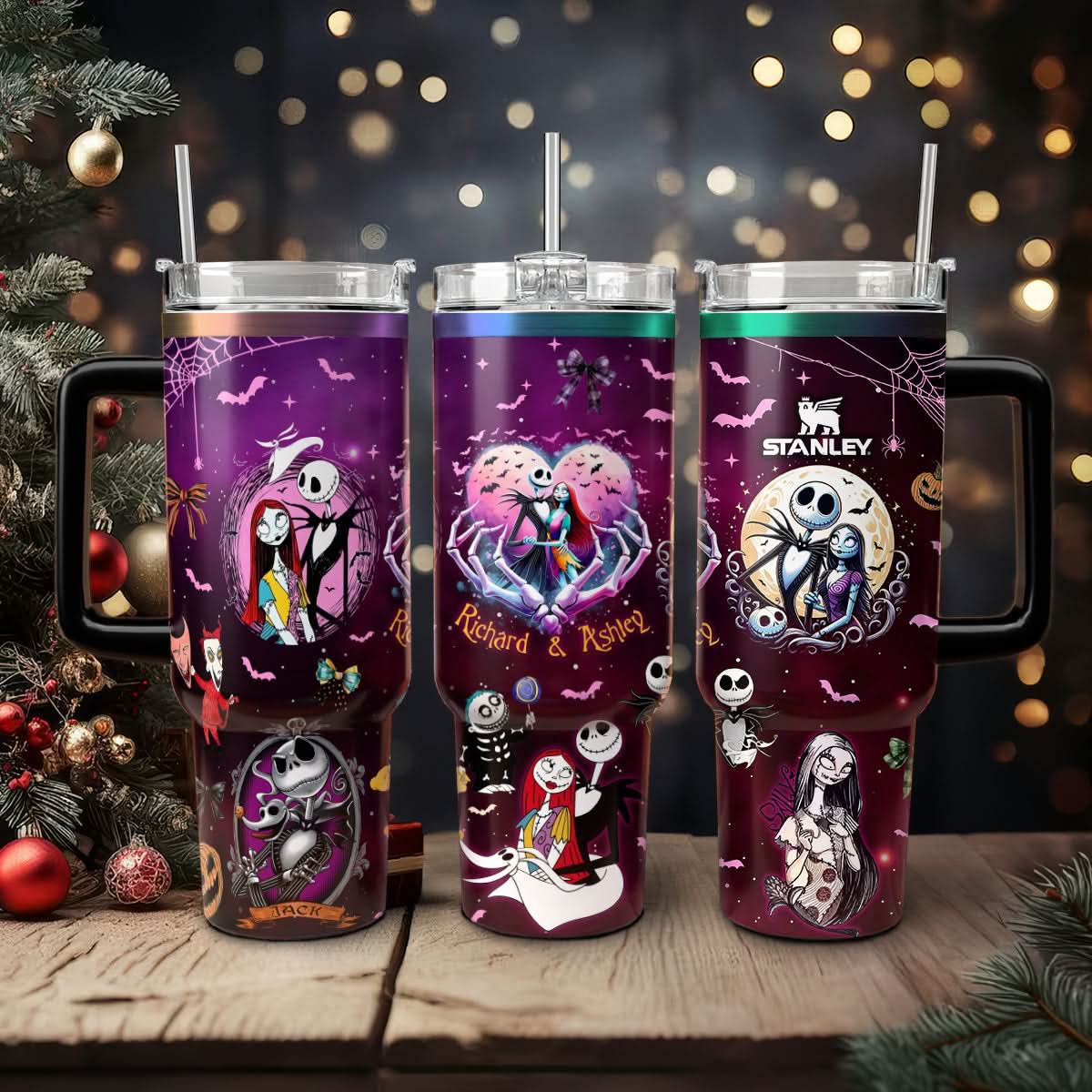 Custom Disney Nightmare Before Christmas 40oz Tumbler - 410QAHNTB021