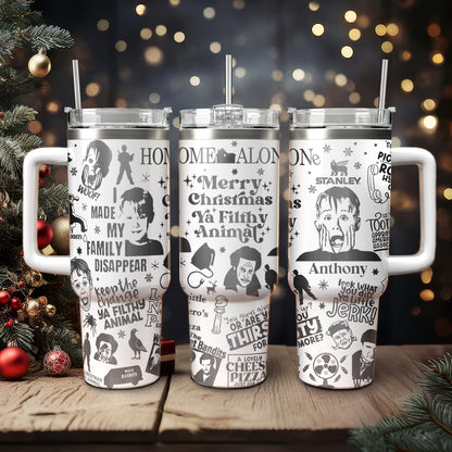 Custom Home Alone Movie 40oz Tumbler - 410QAHNTB008