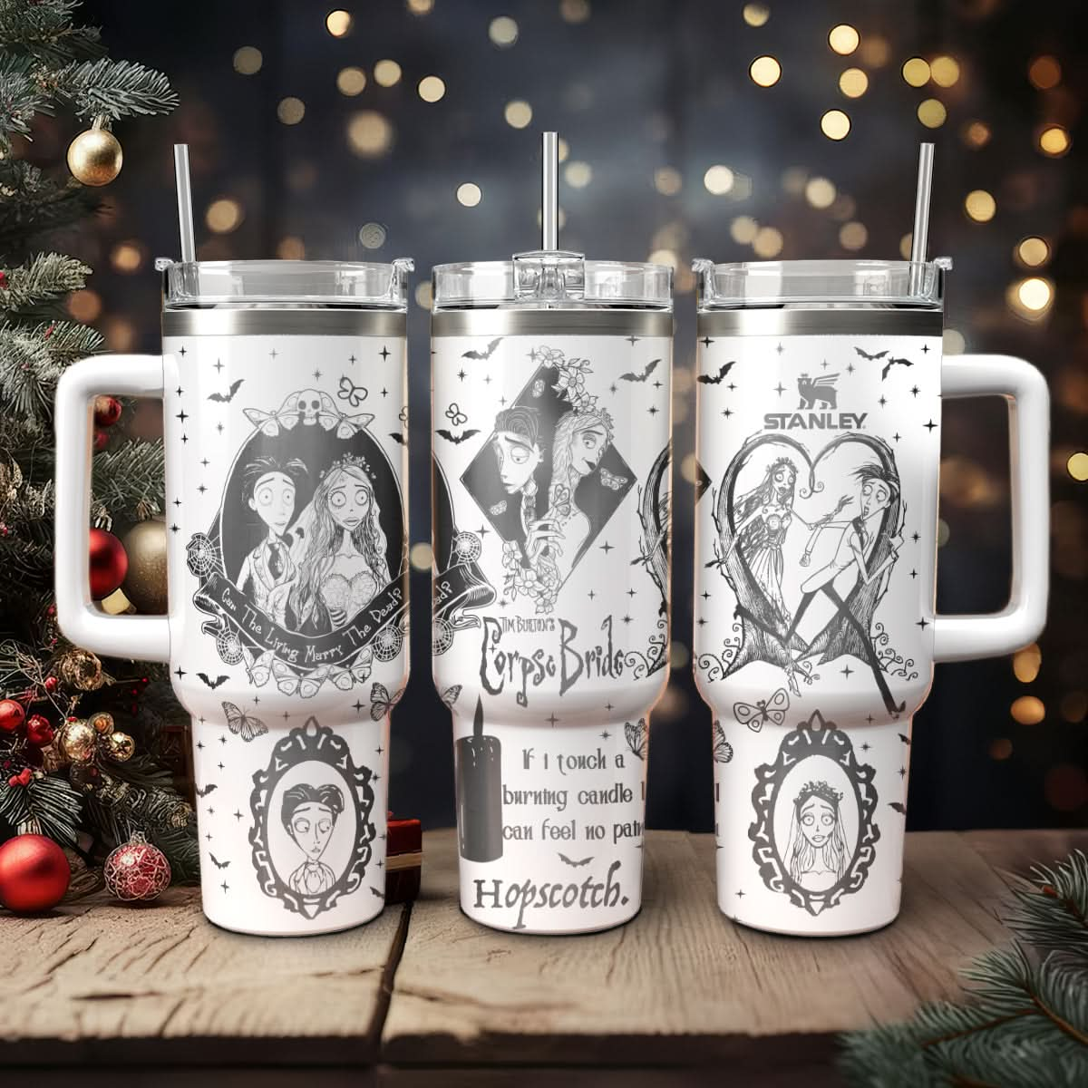 Emily and Victor Corpse Bride 40oz Tumbler - 409HLHNTB160