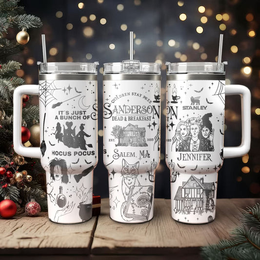 Custom Name Hocus Pocus Sanderson Sisters 40oz Tumbler - 409HLHNTB136