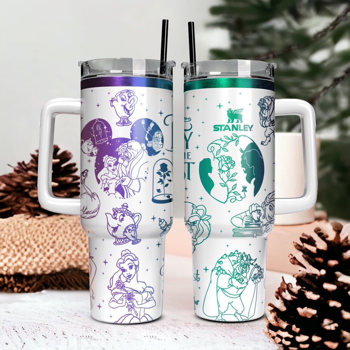 Beauty and The Beast Tumbler - 501HLHNTB039