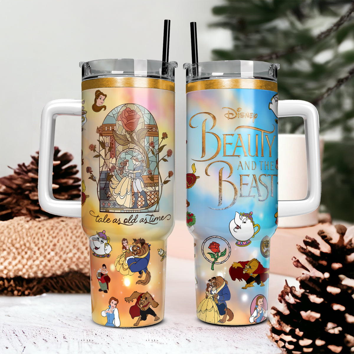 DN Beauty and The Beast Tumbler - 412HLHNTB035