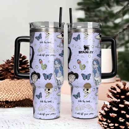 Corpse Bride 40oz Custom Tumbler - 409VTHNTB056