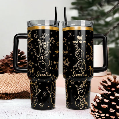 40oz Disney Olaf Tumbler Custom- 410TTHNTB017