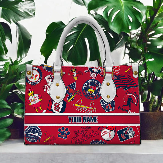 St. Louis Cardinals Women Leather Hand Bag