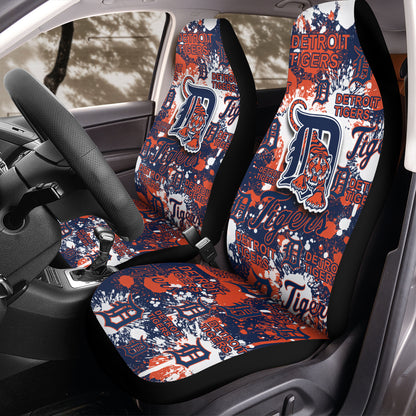 Detroit Tigers MLB Cover Seat Car Decor