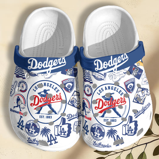 Los Angeles Dodgers Baseball Team MLB Clogs  - 503HLHNCR087