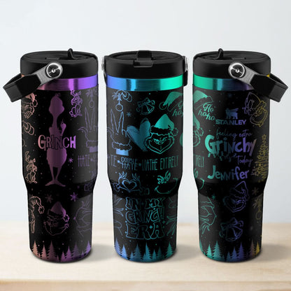 Custom Grinch Movie IceFlow 40oz Tumbler - 410TTHNTB022