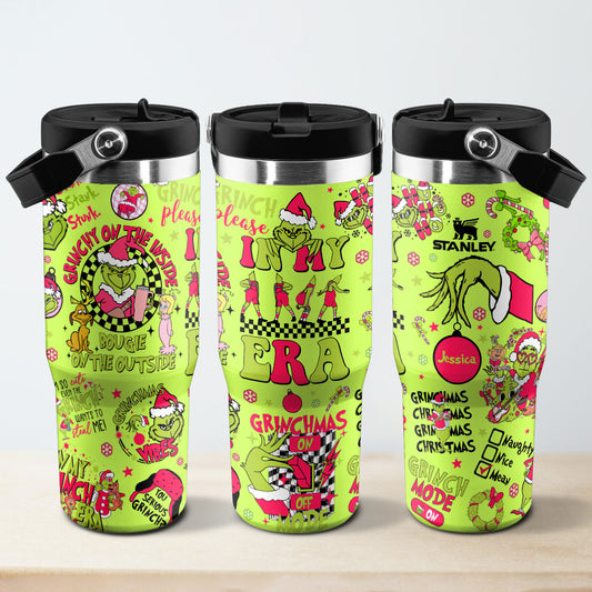 Custom Grinch IceFlow 40oz Tumbler - 410QAHNTB023