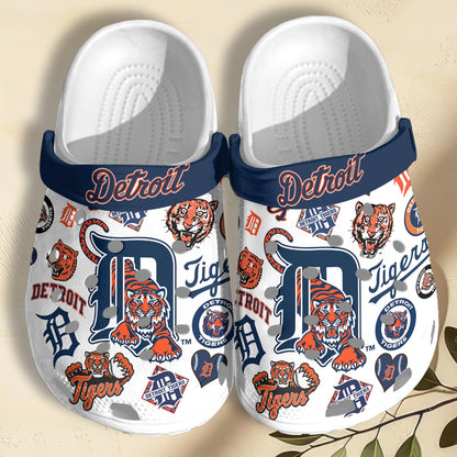 Detroit Tigers MLB Sport Clogs Shoes  - 503HLHNCR100