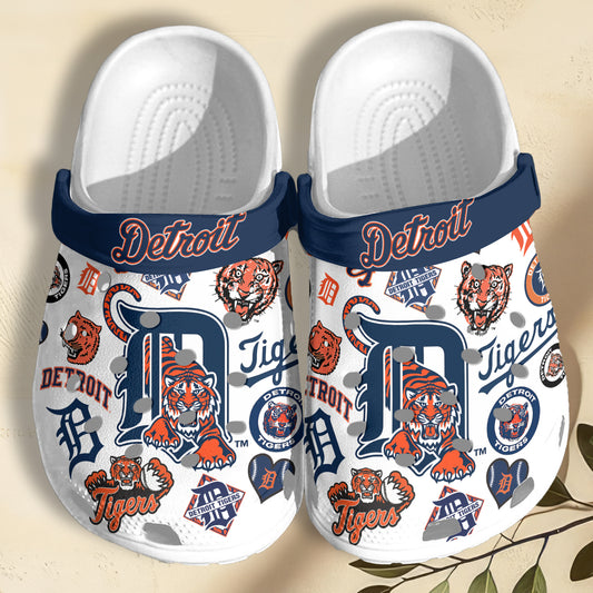 Detroit Tigers MLB Sport Clogs Shoes  - 503HLHNCR100