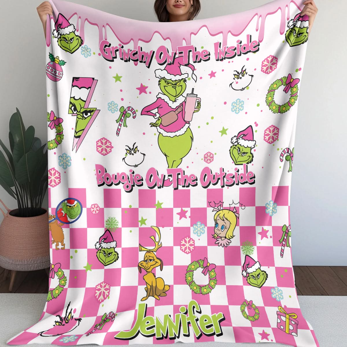 Custom Grinch Blanket - 410TTHNBL003